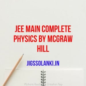 JEE Main Compete Physics