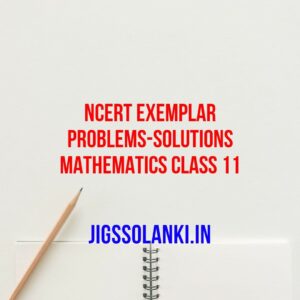 NCERT Exemplar Problems-Solutions Mathematics Class 11