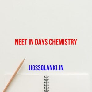 NEET in 40 Days Chemistry