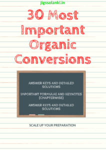 30 Most Important Organic Conversions