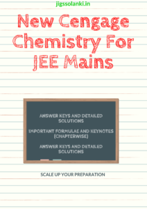 New Cengage Chemistry For JEE Mains